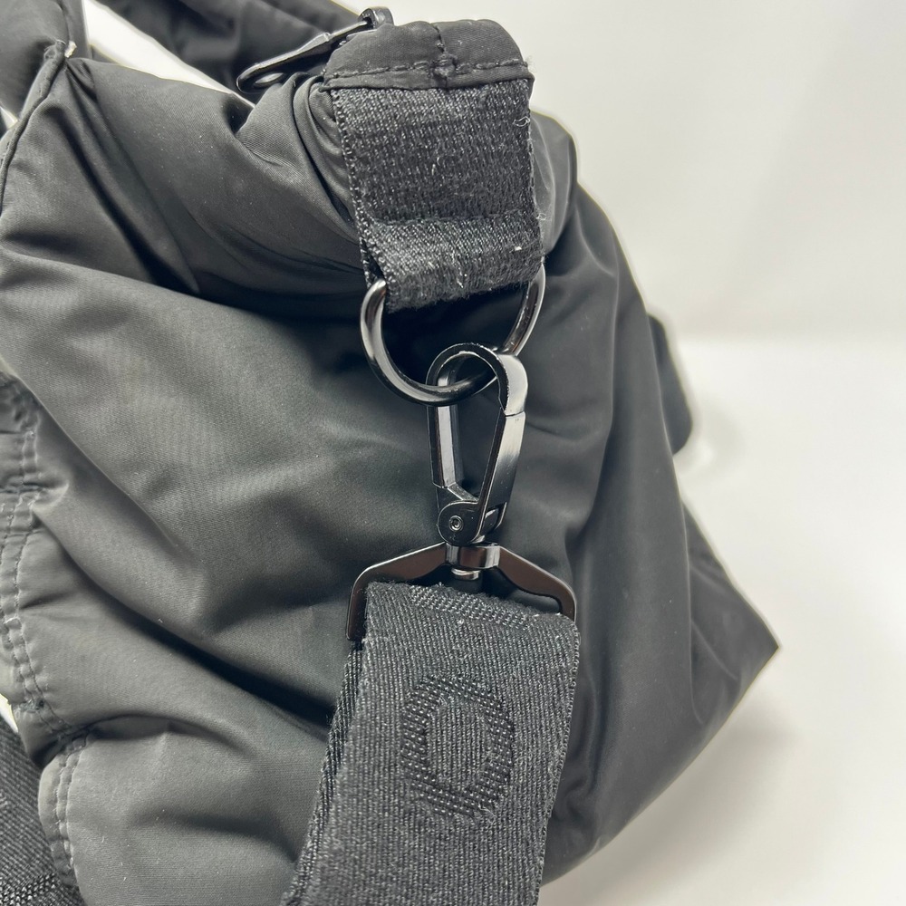 OFFLINE by Aerie Love Puff Mini Black Quilted Tote Crossbody Bag - Picture 5 of 6